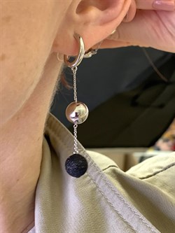 *Серьги Глиттер арт. Gl-E02557-X-W-X-X-B-732 вес 8,6 г - фото 307904 *Серьги Глиттер арт. Gl-E02557-X-W-X-X-B-732 вес 8,6 г - фото 307904