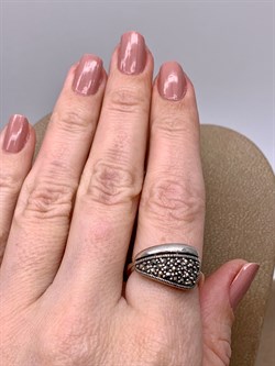 *Кольцо р.18 Марказит арт. К 613-719 Вес 4,51 г - фото 307989 *Кольцо р.18 Марказит арт. К 613-719 Вес 4,51 г - фото 307989