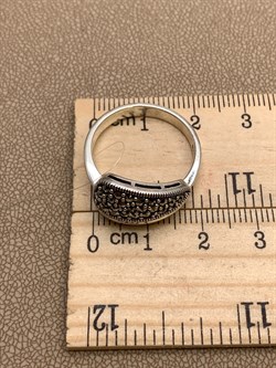 *Кольцо р.18,5 Марказит арт. К 613-825 Вес 4,48 г - фото 308001 *Кольцо р.18,5 Марказит арт. К 613-825 Вес 4,48 г - фото 308001