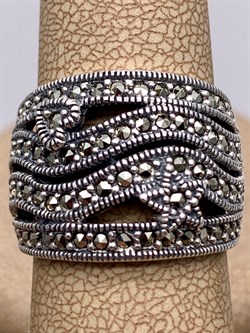 *Кольцо р.16,5 Марказит арт. К 480-852 Вес 9 г - фото 308007 *Кольцо р.16,5 Марказит арт. К 480-852 Вес 9 г - фото 308007