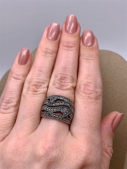 *Кольцо р.16,5 Марказит арт. К 480-852 Вес 9 г - фото 308008 *Кольцо р.16,5 Марказит арт. К 480-852 Вес 9 г - фото 308008