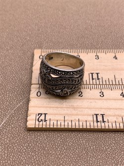 *Кольцо р.16,5-17 Марказит арт. К 480-869 Вес 9,22 г - фото 308019 *Кольцо р.16,5-17 Марказит арт. К 480-869 Вес 9,22 г - фото 308019