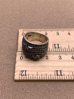 *Кольцо р.16 Марказит арт. К 480-845 Вес 9,45 г - фото 308033 *Кольцо р.16 Марказит арт. К 480-845 Вес 9,45 г - фото 308033