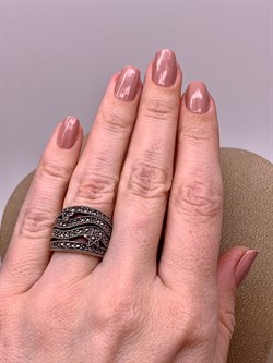 *Кольцо р.16 Марказит арт. К 480-845 Вес 9,45 г - фото 308034 *Кольцо р.16 Марказит арт. К 480-845 Вес 9,45 г - фото 308034