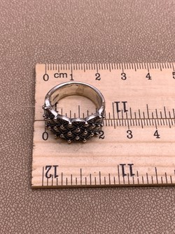 *Кольцо р.16,5-17 Марказит арт. К 488-064 Вес 7,41 г - фото 308083
