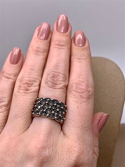 *Кольцо р.16,5-17 Марказит арт. К 488-057 Вес 7,22 г - фото 308088 *Кольцо р.16,5-17 Марказит арт. К 488-057 Вес 7,22 г - фото 308088