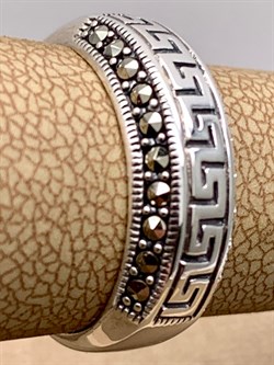 *Кольцо р.16,5 Марказит арт. HR1140-748 Вес 4,08 г - фото 308139