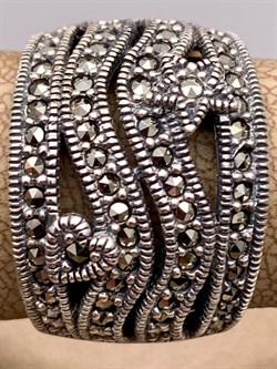 *Кольцо р.16,5 Марказит арт. К 480-852 Вес 9 г - фото 308163 *Кольцо р.16,5 Марказит арт. К 480-852 Вес 9 г - фото 308163