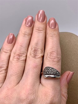 *Кольцо р.18 Марказит арт. К 613-719 Вес 4,51 г - фото 308182 *Кольцо р.18 Марказит арт. К 613-719 Вес 4,51 г - фото 308182