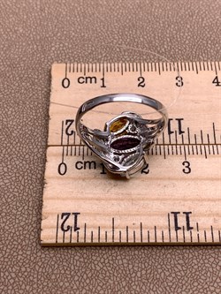 *Кольцо р.18,5 Микс Аметист Голубой Топаз  Цитрин арт. R00470-193 вес 3,54 г - фото 308327 *Кольцо р.18,5 Микс Аметист Голубой Топаз  Цитрин арт. R00470-193 вес 3,54 г - фото 308327