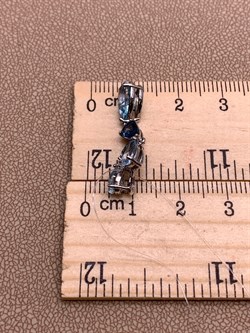 *Подвеска Голубой Топаз Лондон арт. P00256-741 Вес 1,85 г - фото 308529