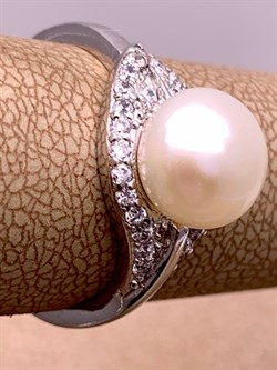 *Кольцо р.17 Жемчуг д.8 арт. R00056-051 вес 2,96 г - фото 308586 *Кольцо р.17 Жемчуг д.8 арт. R00056-051 вес 2,96 г - фото 308586