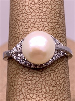 *Кольцо р.17 Жемчуг д.8 арт. R00056-051 вес 2,96 г - фото 308589 *Кольцо р.17 Жемчуг д.8 арт. R00056-051 вес 2,96 г - фото 308589