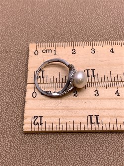 *Кольцо р.17 Жемчуг д.8 арт. R00056-051 вес 2,96 г - фото 308593 *Кольцо р.17 Жемчуг д.8 арт. R00056-051 вес 2,96 г - фото 308593