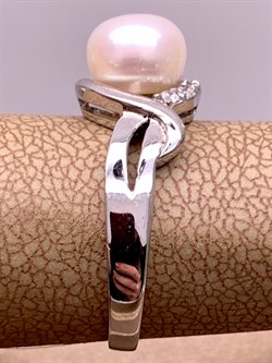 *Кольцо р.17 Жемчуг д.8 арт. R00050-002 вес 2,91 г - фото 308599 *Кольцо р.17 Жемчуг д.8 арт. R00050-002 вес 2,91 г - фото 308599