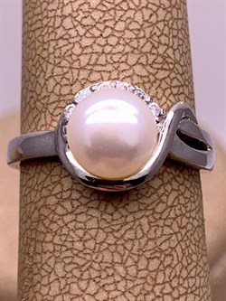 *Кольцо р.17 Жемчуг д.8 арт. R00050-002 вес 2,91 г - фото 308600 *Кольцо р.17 Жемчуг д.8 арт. R00050-002 вес 2,91 г - фото 308600