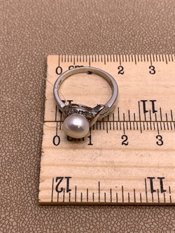 *Кольцо р.17 Жемчуг д.8 арт. R00050-002 вес 2,91 г - фото 308603 *Кольцо р.17 Жемчуг д.8 арт. R00050-002 вес 2,91 г - фото 308603