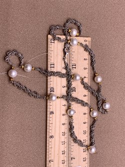 *Ожерелье р.70 д.7-8 Белый Жемчуг д.8 арт. N00264-726 Вес 23,58 г - фото 308619 *Ожерелье р.70 д.7-8 Белый Жемчуг д.8 арт. N00264-726 Вес 23,58 г - фото 308619