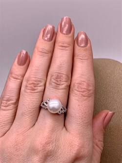 *Кольцо р.17 Жемчуг д.10 арт. R00054-443 вес 2,9 г - фото 308644 *Кольцо р.17 Жемчуг д.10 арт. R00054-443 вес 2,9 г - фото 308644