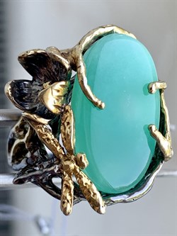 *Кольцо р.18 Хризопраз Африка АРТ 85-784 ВЕС 11,33 Г - фото 308802 *Кольцо р.18 Хризопраз Африка АРТ 85-784 ВЕС 11,33 Г - фото 308802