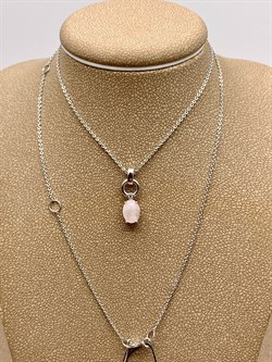 *Колье р.40-45-50 Розовый Кварц арт. 06-2307/00РК-00-378 вес 2,73 г - фото 308858 *Колье р.40-45-50 Розовый Кварц арт. 06-2307/00РК-00-378 вес 2,73 г - фото 308858