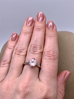 *Кольцо р.17,5 Розовый Кварц арт. 01-2214/00РК-00-558 вес 3,29 г - фото 308871 *Кольцо р.17,5 Розовый Кварц арт. 01-2214/00РК-00-558 вес 3,29 г - фото 308871