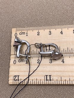 *Серьги Розовый Кварц арт. 02-2214/00РК-00-749 вес 5,18 г - фото 308880