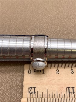 *Кольцо р.17 Белый Агат арт. 01-2636/0МБА-00-759 вес 8,22 г - фото 308892 *Кольцо р.17 Белый Агат арт. 01-2636/0МБА-00-759 вес 8,22 г - фото 308892