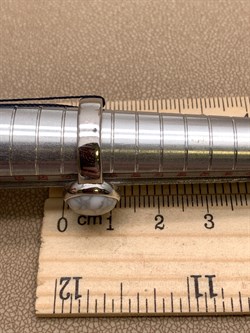 *Кольцо р.16 Белый Агат арт. 01-2635/00БА-00-196 вес 5,20 г - фото 308903 *Кольцо р.16 Белый Агат арт. 01-2635/00БА-00-196 вес 5,20 г - фото 308903