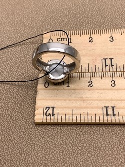 *Кольцо р.16 Белый Агат арт. 01-2635/00БА-00-196 вес 5,20 г - фото 308910 *Кольцо р.16 Белый Агат арт. 01-2635/00БА-00-196 вес 5,20 г - фото 308910