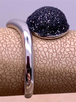 *Кольцо р.17 Глиттер арт. Gl-R01762-X-W-X-X-B-145 вес 4 г - фото 308920