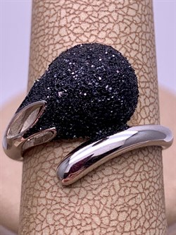 *Кольцо р.17 Глиттер арт. Gl-R01762-X-W-X-X-B-145 вес 4 г - фото 308921
