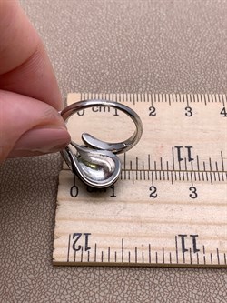 *Кольцо р.17 Глиттер арт. Gl-R01762-X-W-X-X-B-145 вес 4 г - фото 308923