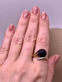 *Кольцо р.18,5 Глиттер арт. Gl-R01762-X-L-X-X-B-369 вес 4,4 г - фото 308935