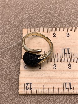 *Кольцо р.18,5 Глиттер арт. Gl-R01762-X-L-X-X-B-369 вес 4,4 г - фото 308937