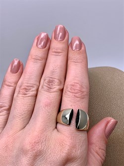 *Кольцо р.19 Глиттер арт. Gl-R2655-1-X-L-X-X-B-518 вес 6,8 г - фото 308945