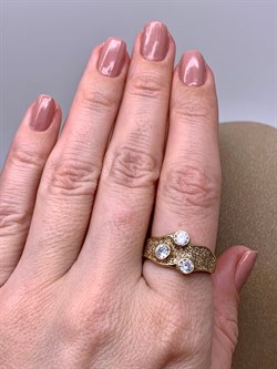 *Кольцо р.19 Белый Фианит Глиттер арт. Gl-R00143-X-L-W-X-W-240 вес 3,6 г - фото 308954 *Кольцо р.19 Белый Фианит Глиттер арт. Gl-R00143-X-L-W-X-W-240 вес 3,6 г - фото 308954