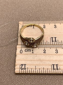 *Кольцо р.19 Белый Фианит Глиттер арт. Gl-R00143-X-L-W-X-W-240 вес 3,6 г - фото 308956 *Кольцо р.19 Белый Фианит Глиттер арт. Gl-R00143-X-L-W-X-W-240 вес 3,6 г - фото 308956