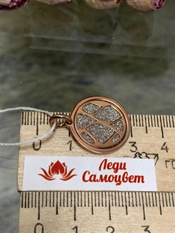 *Подвеска Глиттер арт. CN-TP-203-R-686 вес 3,1 г - фото 308976 *Подвеска Глиттер арт. CN-TP-203-R-686 вес 3,1 г - фото 308976