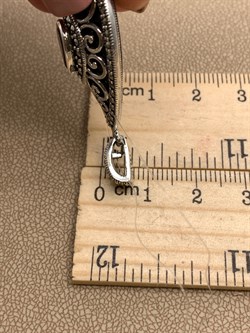 *Подвеска Микс Марказит Гранат Оникс арт. HP667-163 вес 10,57 г - фото 309043