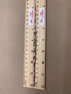 *Браслет р.18 Изумруд цв Красное арт. 10-120366-00-01-544 вес 8,22 г - фото 309146 *Браслет р.18 Изумруд цв Красное арт. 10-120366-00-01-544 вес 8,22 г - фото 309146