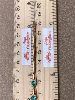 *Браслет р.18 Изумруд цв Красное арт. 10-120366-00-01-544 вес 8,22 г - фото 309147 *Браслет р.18 Изумруд цв Красное арт. 10-120366-00-01-544 вес 8,22 г - фото 309147