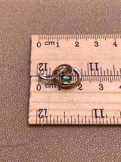 *Подвеска Изумруд цв Красное арт. 3-435-01-415 вес 1,46 г - фото 309166 *Подвеска Изумруд цв Красное арт. 3-435-01-415 вес 1,46 г - фото 309166