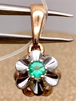 *Подвеска Изумруд цв Красное цв Белое арт. 3-398-01-926 вес 1,16 г - фото 309171 *Подвеска Изумруд цв Красное цв Белое арт. 3-398-01-926 вес 1,16 г - фото 309171