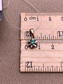 *Подвеска Изумруд цв Красное цв Белое арт. 3-398-01-926 вес 1,16 г - фото 309173 *Подвеска Изумруд цв Красное цв Белое арт. 3-398-01-926 вес 1,16 г - фото 309173