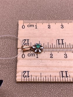 *Подвеска Изумруд цв Красное цв Белое арт. 3-398-01-926 вес 1,16 г - фото 309174 *Подвеска Изумруд цв Красное цв Белое арт. 3-398-01-926 вес 1,16 г - фото 309174