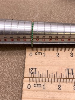 *Кольцо р.17,5 Изумруд цв Красное арт 1-106-519/1-01-083 вес 1,05 г - фото 309185