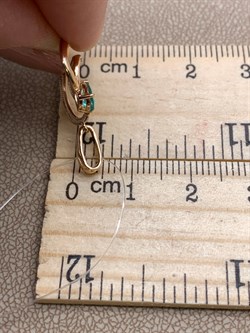 *Подвеска Изумруд цв Красное арт. 3-428-01-715 вес 1,19 г - фото 309200 *Подвеска Изумруд цв Красное арт. 3-428-01-715 вес 1,19 г - фото 309200