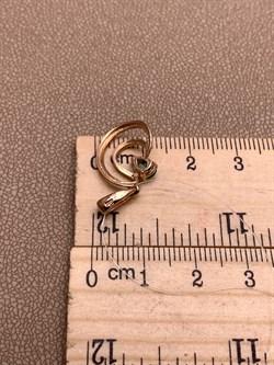 *Подвеска Изумруд цв Красное арт. 3-428-01-715 вес 1,19 г - фото 309201 *Подвеска Изумруд цв Красное арт. 3-428-01-715 вес 1,19 г - фото 309201