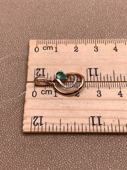 *Подвеска Изумруд цв Красное арт. 3-428-01-715 вес 1,19 г - фото 309202 *Подвеска Изумруд цв Красное арт. 3-428-01-715 вес 1,19 г - фото 309202